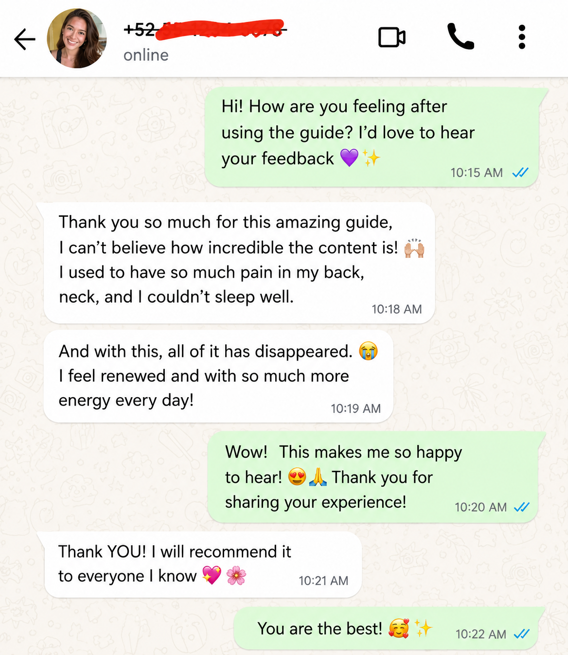 Reader feedback conversation 3