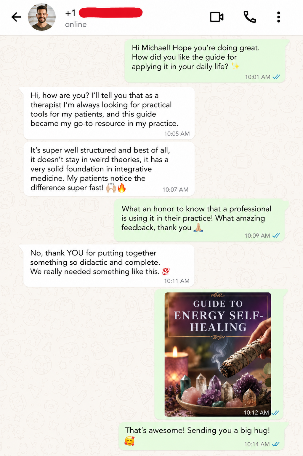 Reader feedback conversation 1